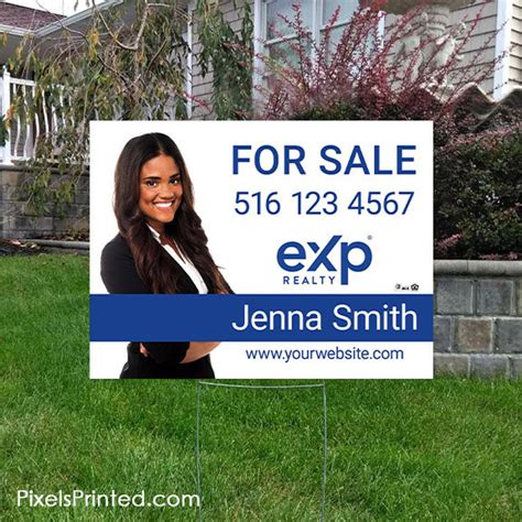 Printed EXP Realty Yard Sign EXP For Sale Yard Sign Open House Yard