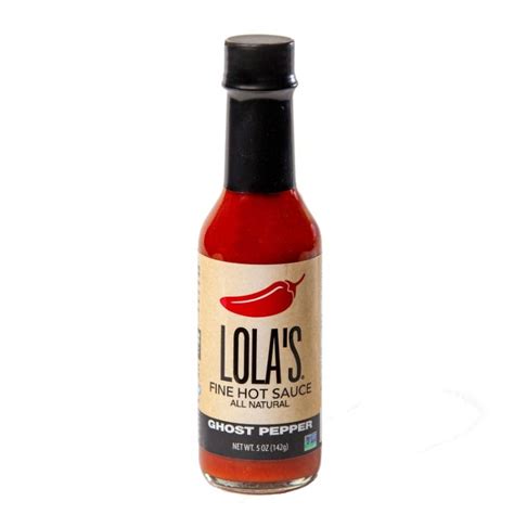 LOLAS FINE HOT SAUCE SAUCE HOT GHOST PEPPER 5 OZ Pack Of 12 Walmart