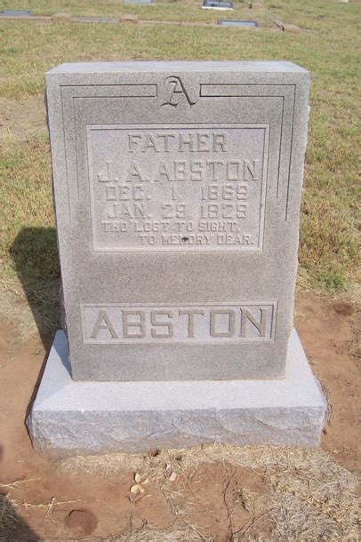 James A Jim Abston Find A Grave Memorial