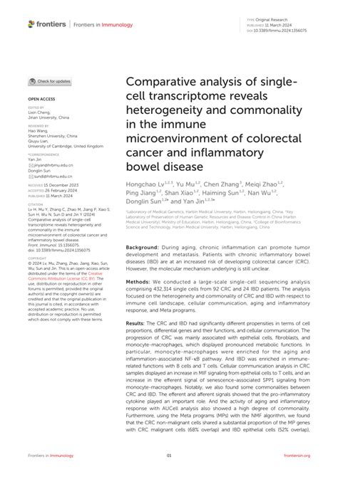 PDF Comparative Analysis Of Single Cell Transcriptome Reveals