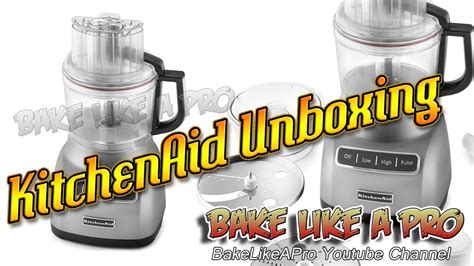 Kitchenaid 9 Cup Food Processor Unboxing And First Look Youtube