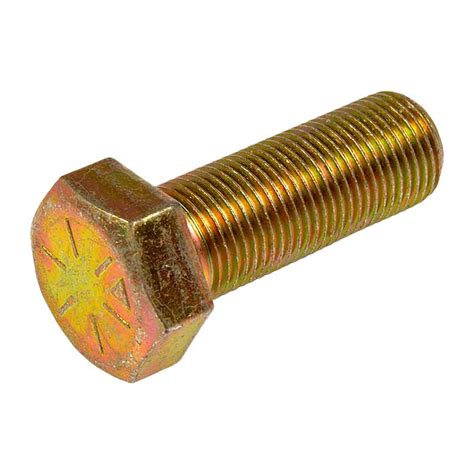 Dorman Hex Cap Screw Grade Steel Zinc Yellow X