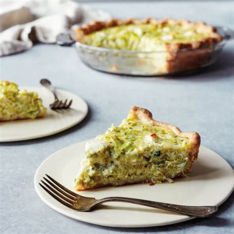 Leek and Goat Cheese Quiche Recipe | Williams Sonoma Taste