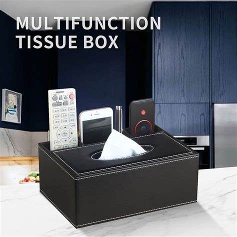 ACRDK Kotak Tisu Kulit Multifungsi Tissue Box Organizer AC3401