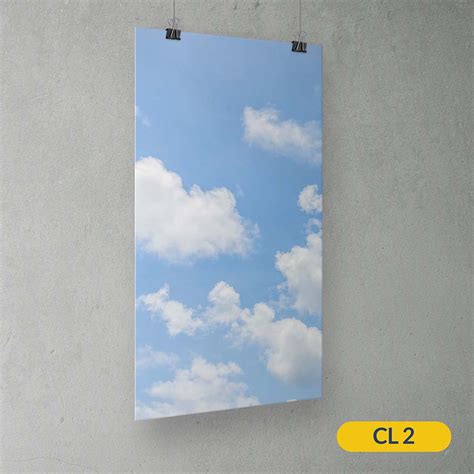 Background Foto Alas Foto Motif Awan Langit Biru Ukuran 100x50