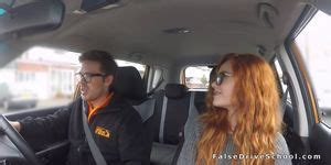 Threesome Ffm Fuck In Fake Driving School Car Tnaflix