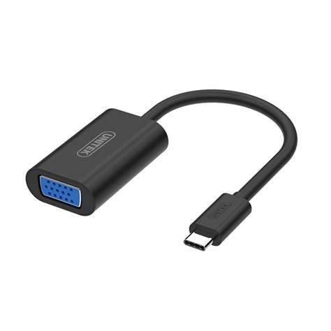 Cáp USB type C to VGA Unitek Cable TYPE C sang VGA Unitek Cáp