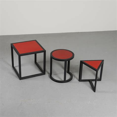 Nesting Tables From De Sede Set Of 3 By Stefan Zwicky 1989 Design