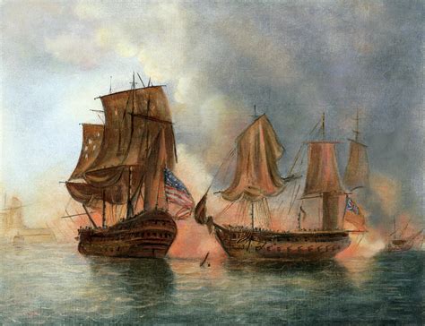 Bonhomme Richard, 1779 Drawing by Granger - Fine Art America