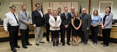 Newtown Township Swears In Officer Announces Police Promotions