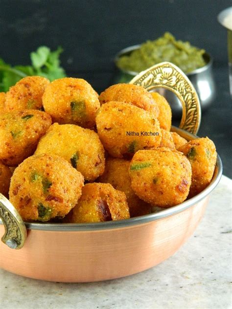 Cauliflower Hushpuppies Video Recipe Nitha Kitchen Recipe Recipes