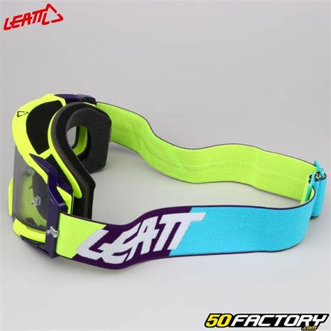 Masque Leatt Neon Yellow Light Grey Quipement Pilote