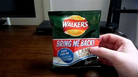 Walkers Bring Me Back Lamb And Mint Crisps Review Youtube