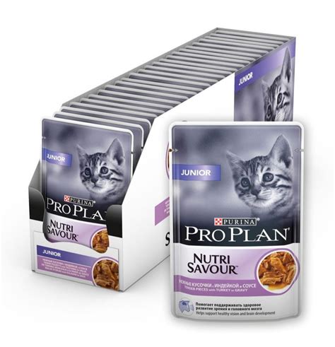 Консервированный полнорационный корм для котят Pro Plan Junior с ...