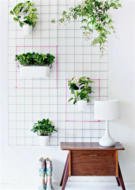 Decoración Fácil Diy jardín vertical para interior