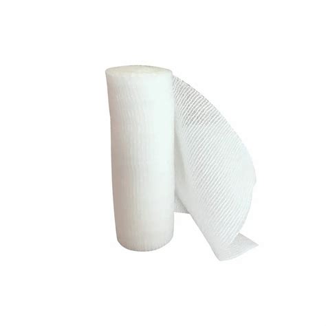 White Cotton Medical Roller Bandage For Surgical Dressing 6 Inch At