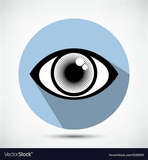 Open eye icon Royalty Free Vector Image - VectorStock