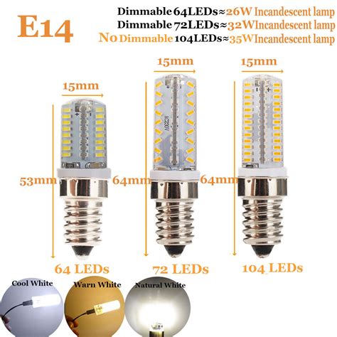 Mini Dimmable LED Corn Bulb Light G9 G4 E14 E12 6W 8W 10W 3014 SMD Lamp