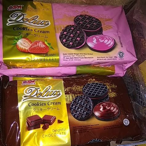 Jual Delux Cookies Cream 160 Gr Shopee Indonesia