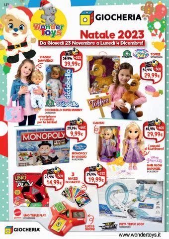 Volantino Wondertoys Giocheria Natale Wondertoys Italia Flip