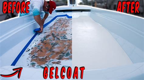 Making Boat Gel Coat Simple Easiest Application YouTube