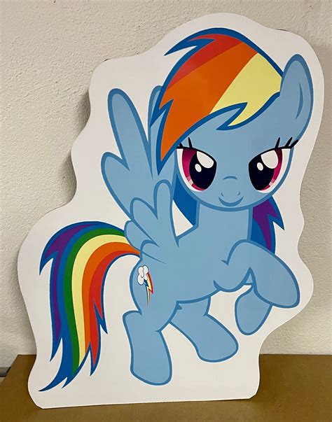 My Little Pony Character Party Props Cut Outs Single Etsy