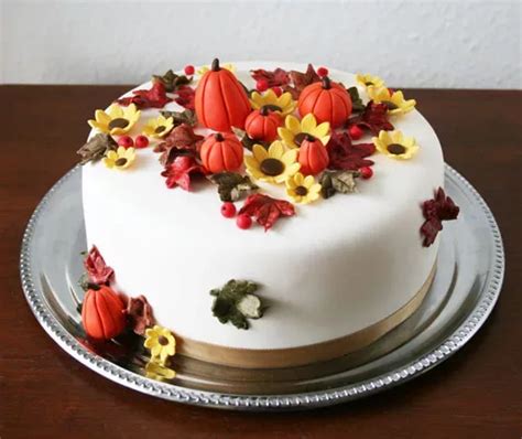 Fall-Themed Birthday Cake Idea (East To Make)