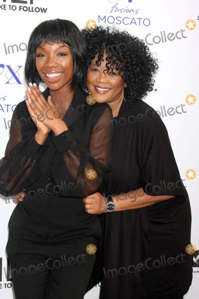 Photos And Pictures LOS ANGELES FEB 6 Brandy Norwood Sonja Norwood At The MILF Moms I