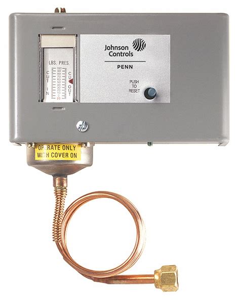 Johnson Controls Single Pressure Control Opens On Low Pressure 22 Differential Pressure Psi