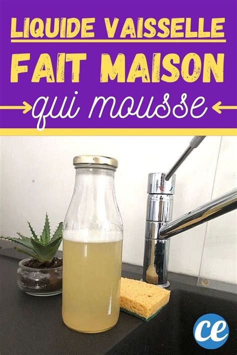 Ma Recette de Liquide Vaisselle Qui Mousse Vraiment Prêt en 2 Min