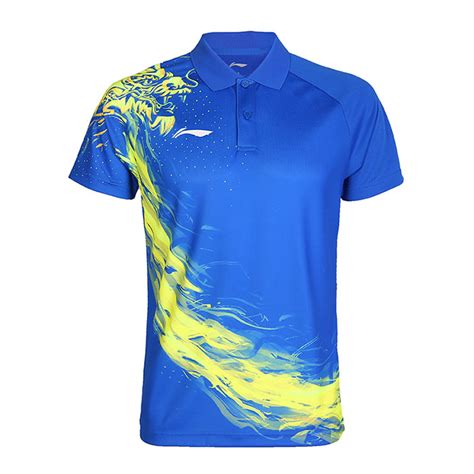 2021 Tokyo Olympic TD Li Ning Men Ping Pong Jersey Table Tennis Dragon