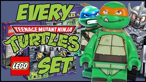 Every Teenage Mutant Ninja Turtles Lego Set Ever Made 2012 2014 Youtube