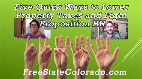 Colorado Voters Taxpayers Five Quick Ways To Lower Your Property