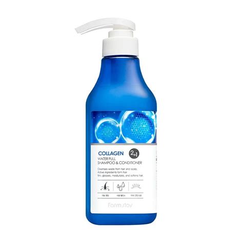Шампунь-кондиционер для волос FarmStay Collagen Water Full Shampoo ...