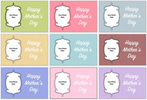 mothers day card printable templates photokapicom