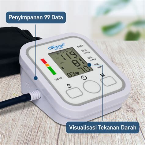 Taffomicron Tensimeter Digital Pengukur Tekanan Darah Akurasi Tinggi