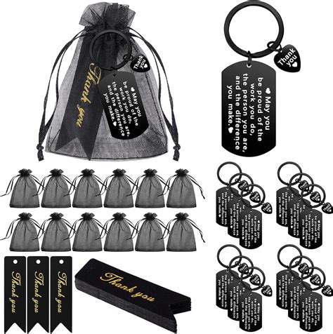 Yinkin Pcs Employee Appreciation Gifts Bulk For Coworkers Keychains