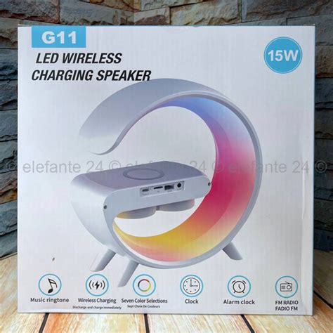 Светильник-колонка LED Wireless Charging Speaker G11 Black (96) купить ...
