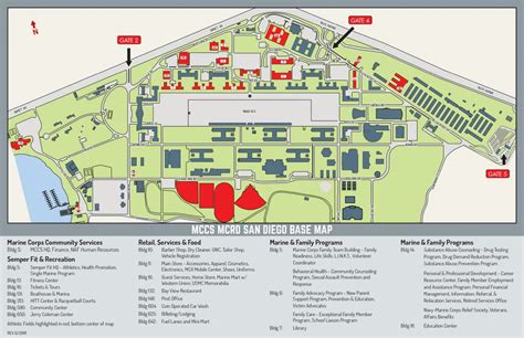 Mcrd Base Map – Marine Corps Community Services, Mcrd San Diego - Dod ...