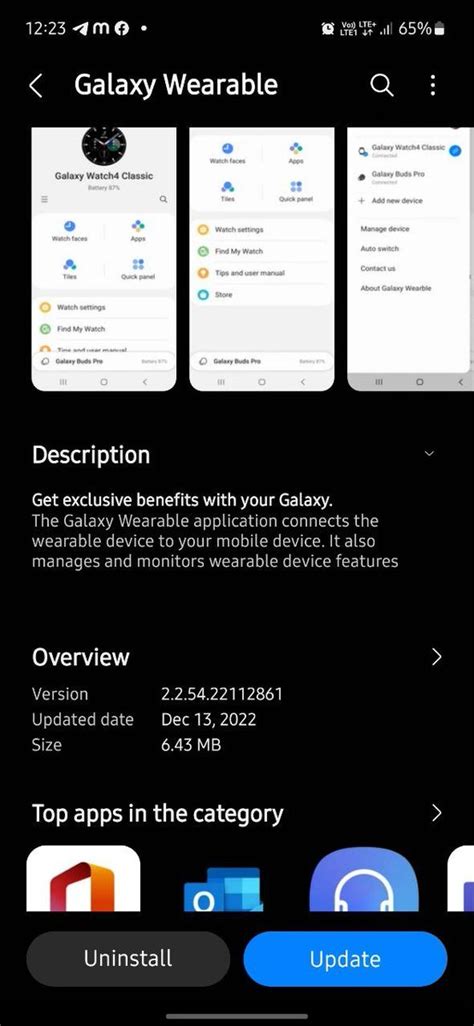 Samsung Software Updates On Twitter Samsung Galaxy Wearable App