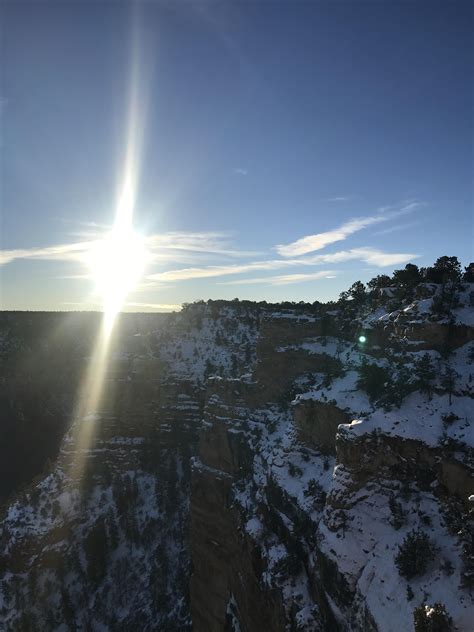 Sunrise over the South Rim Grand Canyon last week : r/pics