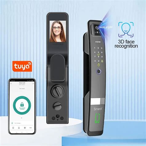 Tuya Wifi Face Recognition Door Lock With Camera And Display Sx F600