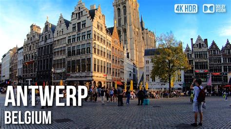 Antwerp Exploring City Centre Belgium 4K HDR Walking Tour YouTube