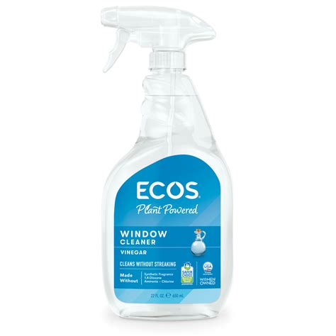 Try Our Eco-Conscious Window & Glass Cleaner Powered By Vinegar - ECOS®