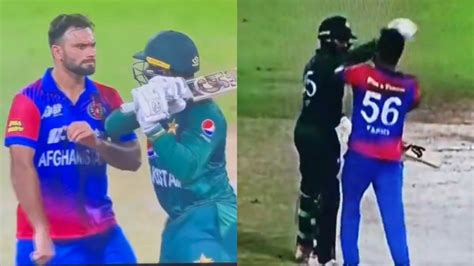 PAK vs AFG: Asif Ali and Fareed Ahmed get involved in an ugly fight ...