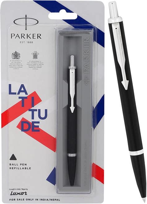 Signature Cello Carbon Ball Pen Blue Ink Matte Black Premium Metal