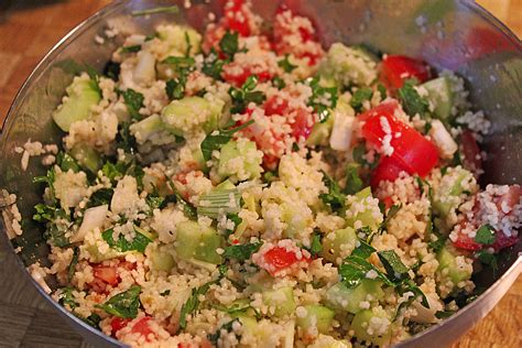 Couscous Salat Mit Gem Se Und Minze Von Happiness Chefkoch