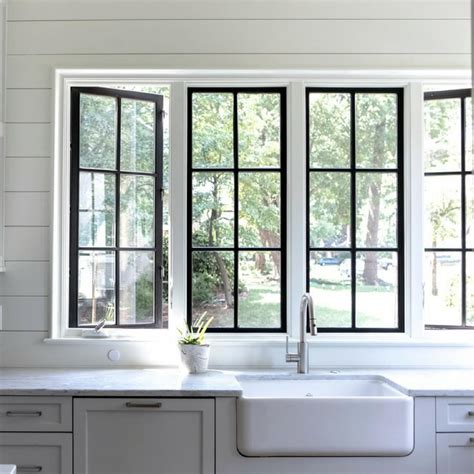 Modern Farmhouse Windows Black