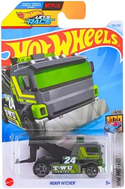Amazon Hot Wheels Heavy Hitcher Gray Green Hw Metro Toys Games