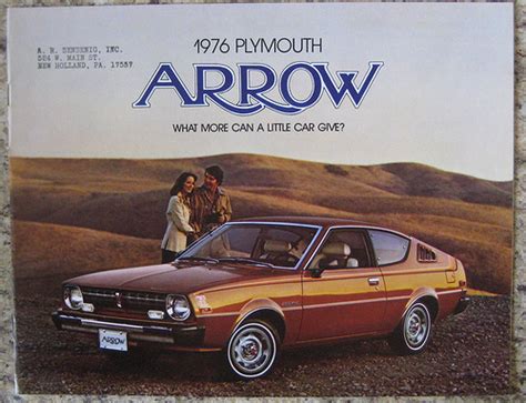 1976 Plymouth Arrow - Information and photos - MOMENTcar